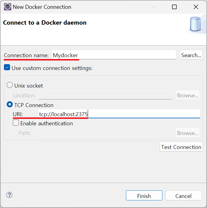 Docker 연결