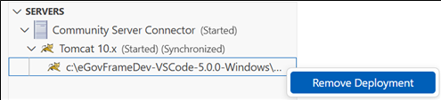 Remove deployment