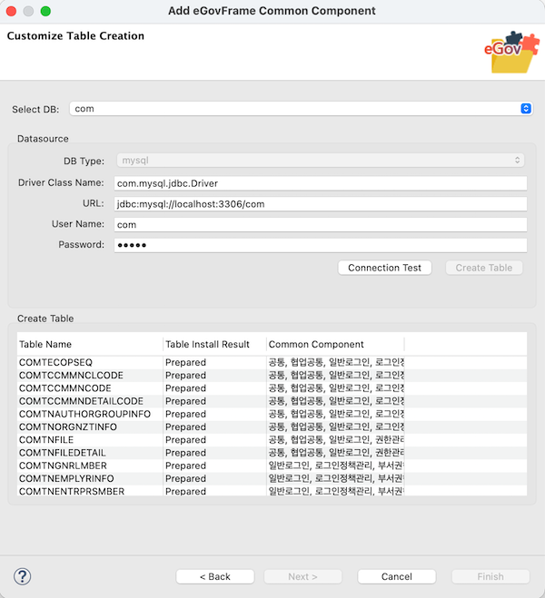 DB Connection Test