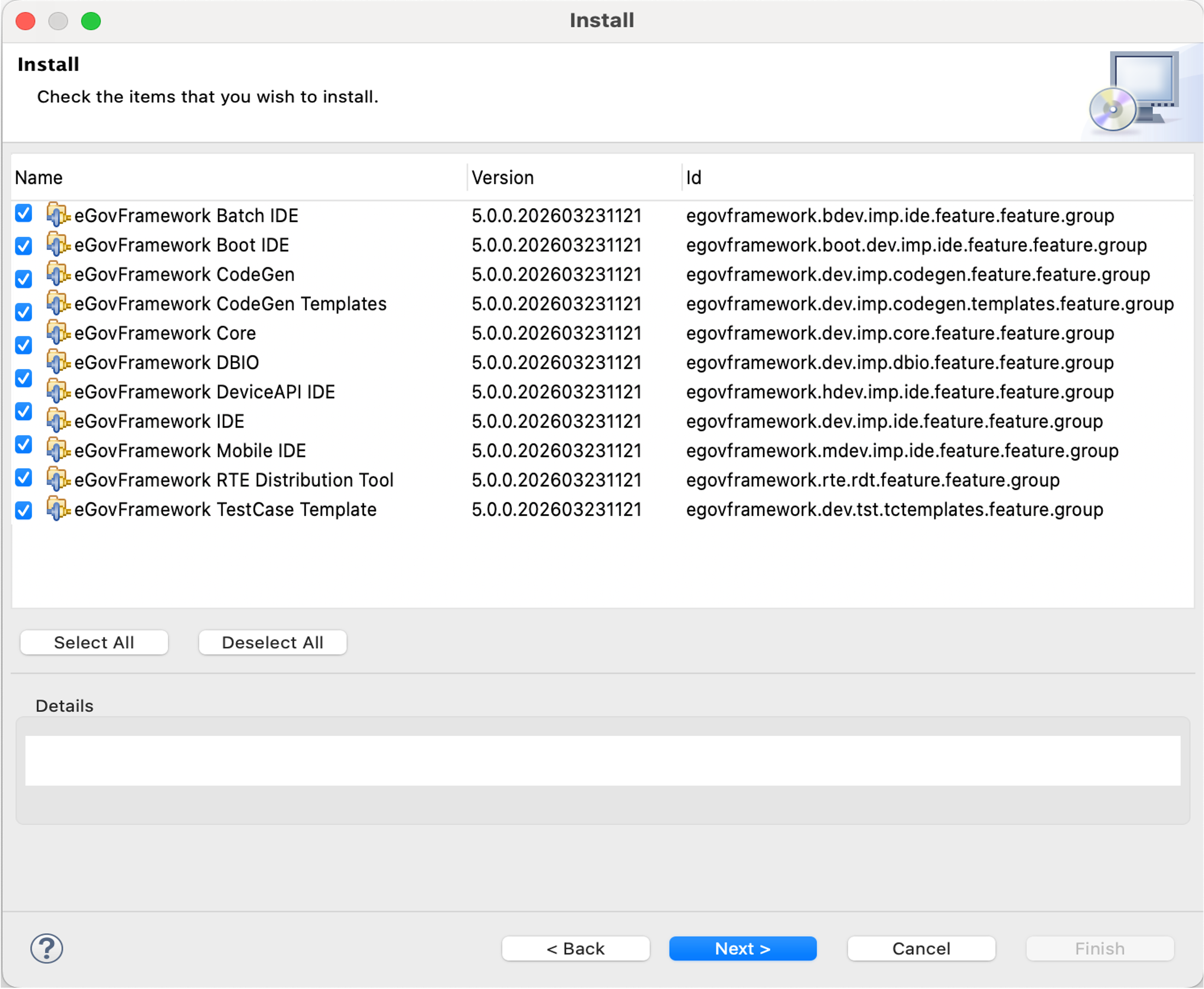 Install Wizard