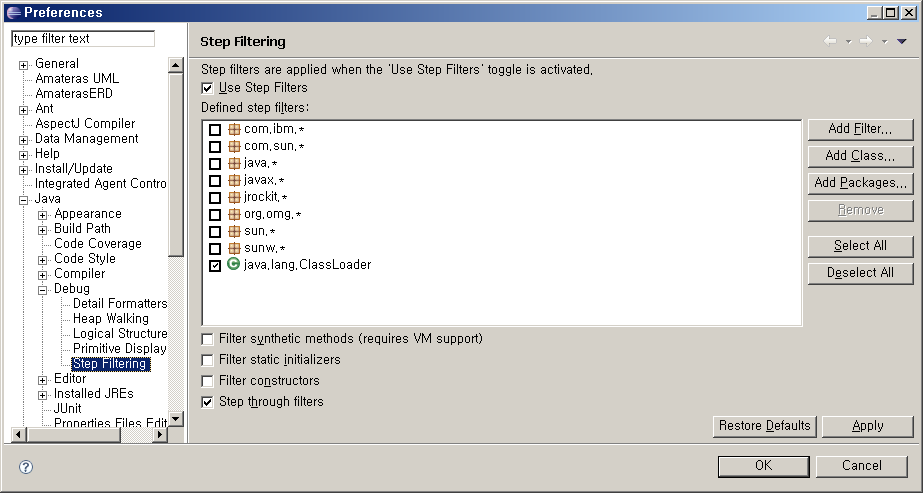 Step Filtering