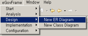 New ER Diagram 선택