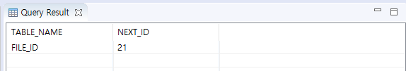 Mapper Editor의 Query Test 결과 화면